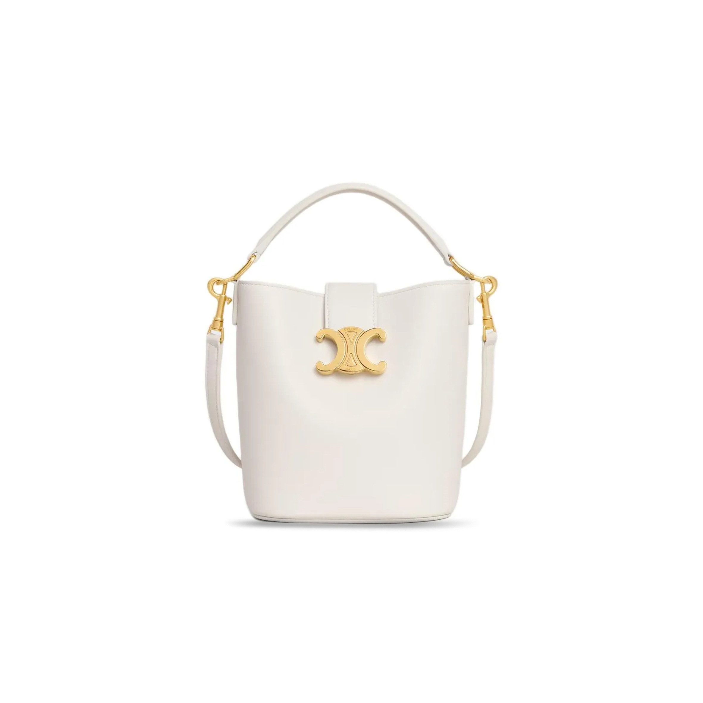 CELINE MINI BUCKET LOUISE IN SMOOTH CALFSKIN 10N473GHJ.01RC (13.5*16*10cm)